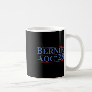 Bernie Aoc 2028 Bernie Sanders Alexandria Cortez Kaffeetasse