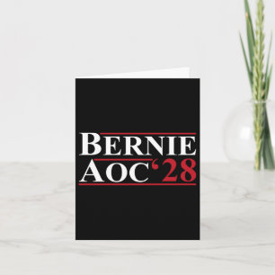 Bernie Aoc 2028 Bernie Sanders Alexandria Cortez Karte