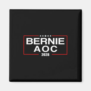 Bernie Aoc 2028 Bernie Sanders Alexandria Cortez Magnet