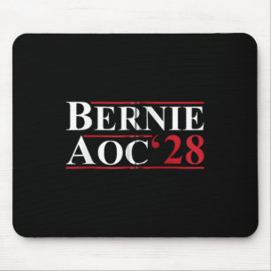 Bernie Aoc 2028 Bernie Sanders Alexandria Cortez Mousepad
