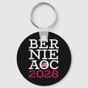 Bernie Aoc Kampagne 2028 - Kampf gegen Oligarchie Schlüsselanhänger
