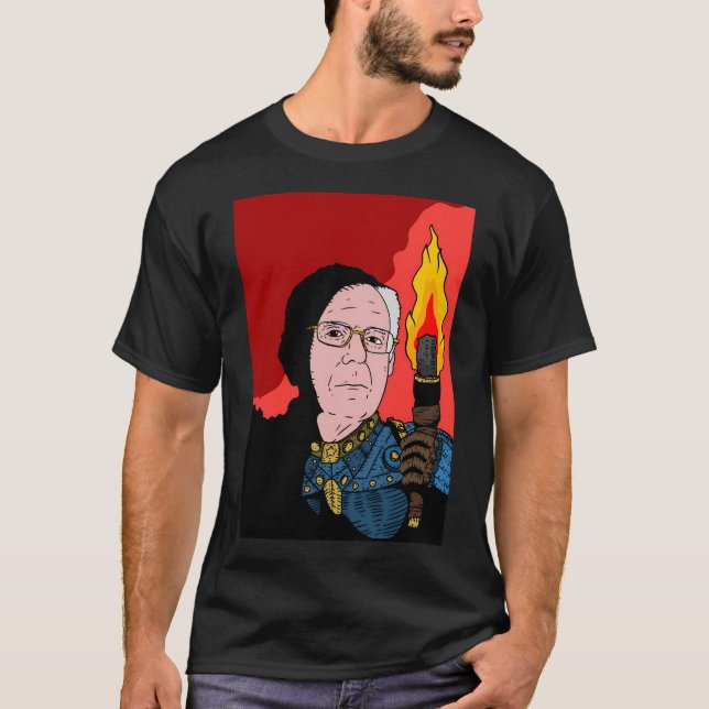 Bernie Burns. Fühlen Sie sich wie Bern. Bernie San T-Shirt (Vorderseite)