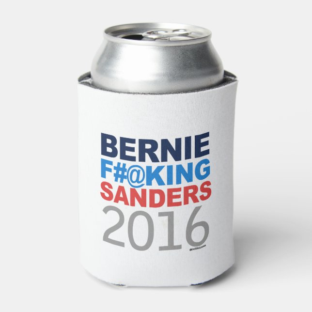 Bernie Effing Sanders 2016 Dosenkühler (Kanne Vorderseite)