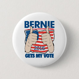 Bernie erhält meine button
