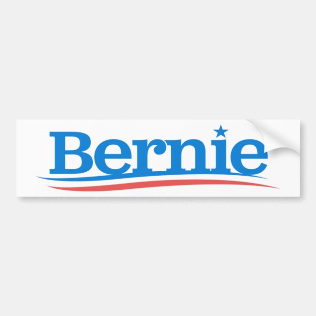 Bernie Logo Autoaufkleber (Vorne)