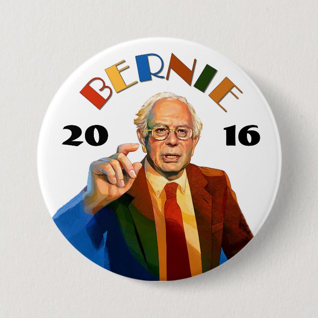 Bernie Sanders 2016 Button (Vorderseite)