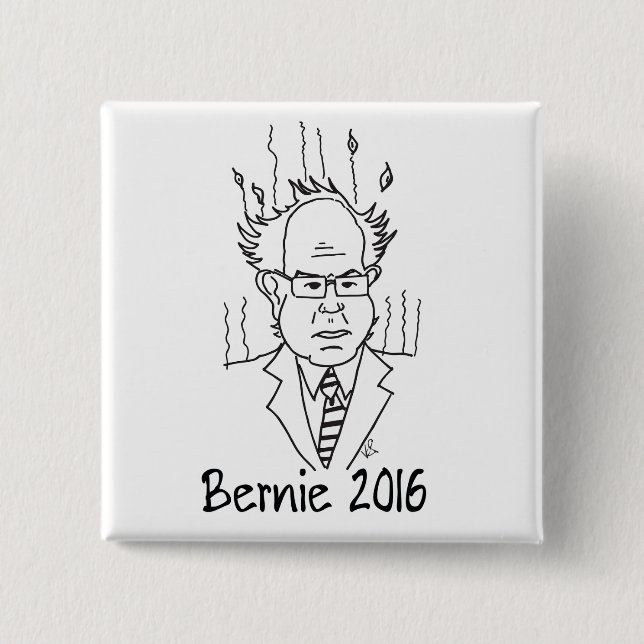 Bernie Sanders 2016 Button (Vorderseite)