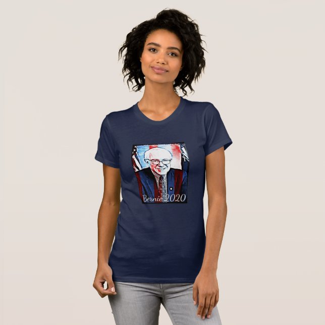 Bernie Sanders 2020 Support Digital Art Shirt (Vorne ganz)