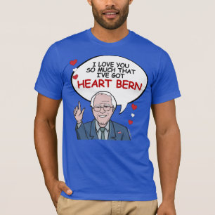 Bernie Sanders Begrüßung - Ich habe Herz Bern - - T-Shirt