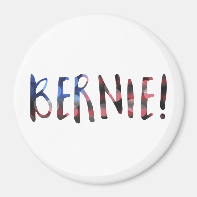 bernie sanders bokeh magnet (Vorne)