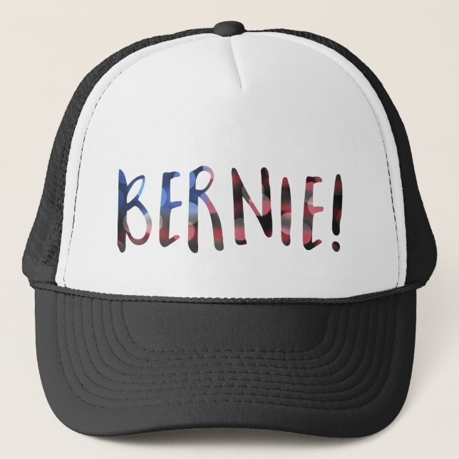 bernie sanders bokeh truckerkappe (Vorderseite)