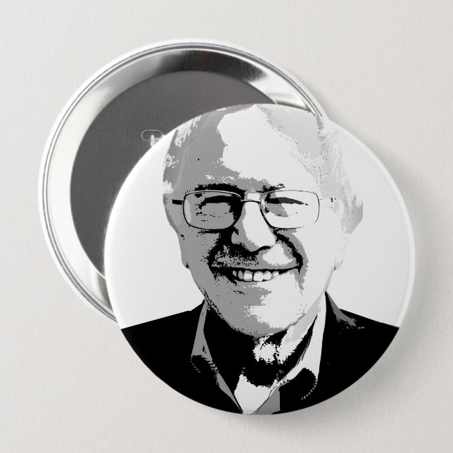 Bernie Sanders Button (Vorne & Hinten)