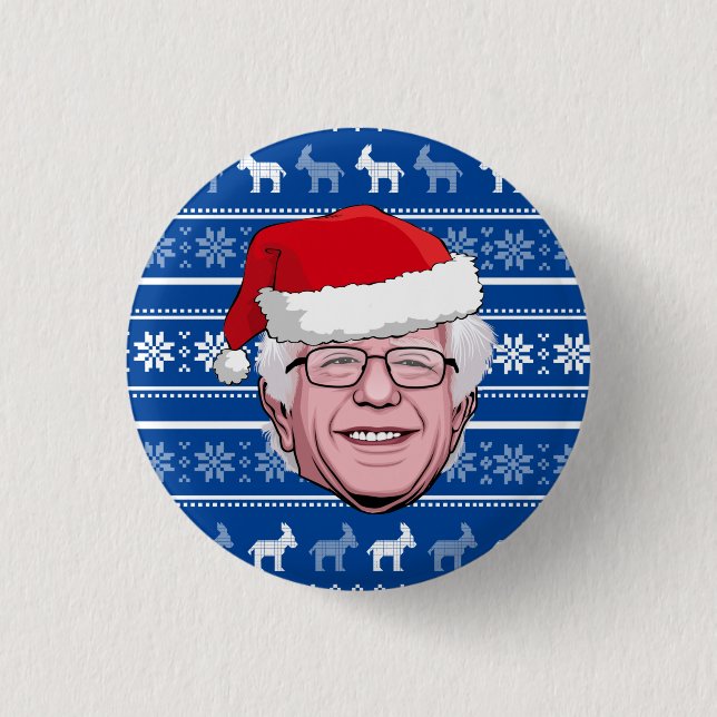 BERNIE SANDERS Chanukka Button (Vorderseite)