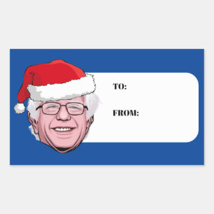 BERNIE SANDERS Chanukka Rechteckiger Aufkleber