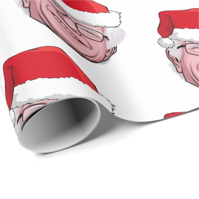 BERNIE SANDERS Christmas Geschenkpapier (Rolleneckpunkt)
