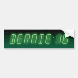 Bernie Sanders Digital Readout Autoaufkleber