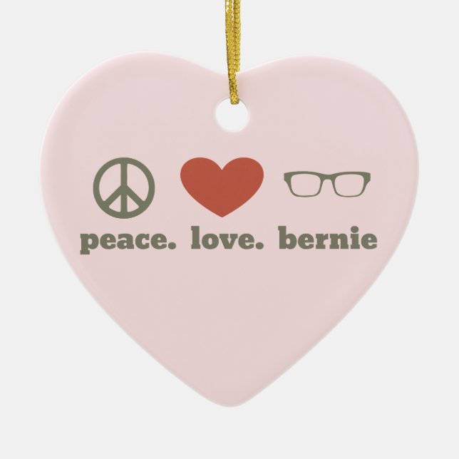 Bernie Sanders Election Swag Keramik Ornament (Vorne)