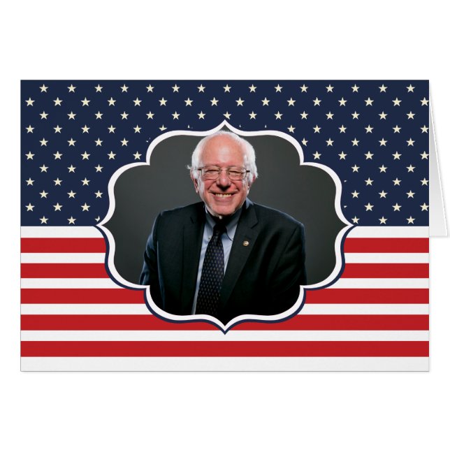 Bernie-Sanders-Flagge (Vorderseite (Horizontal))