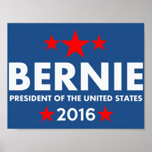 Bernie Sanders für den Präsidenten 2016 Poster
