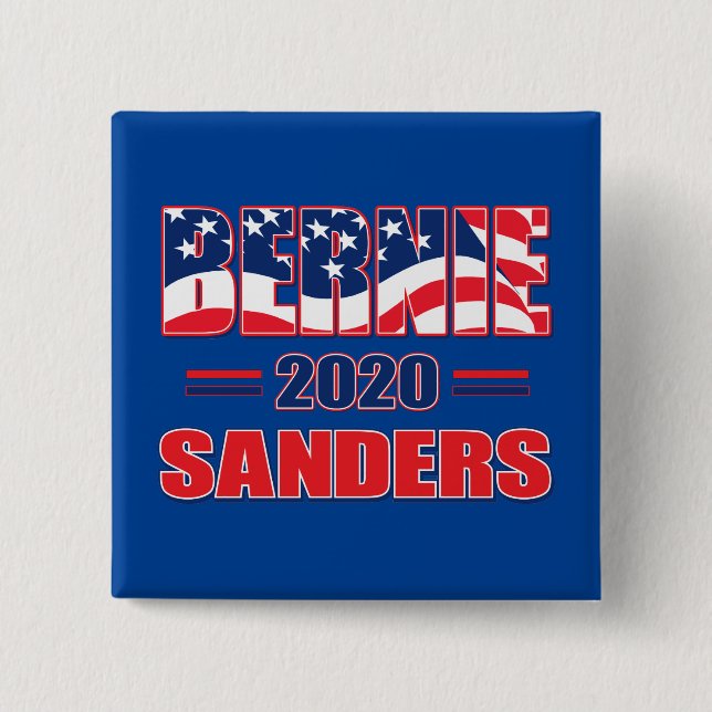 Bernie Sanders für den Präsidenten im Jahr 2020 Button (Vorderseite)