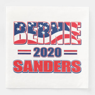 Bernie Sanders für den Präsidenten im Jahr 2020 Serviette