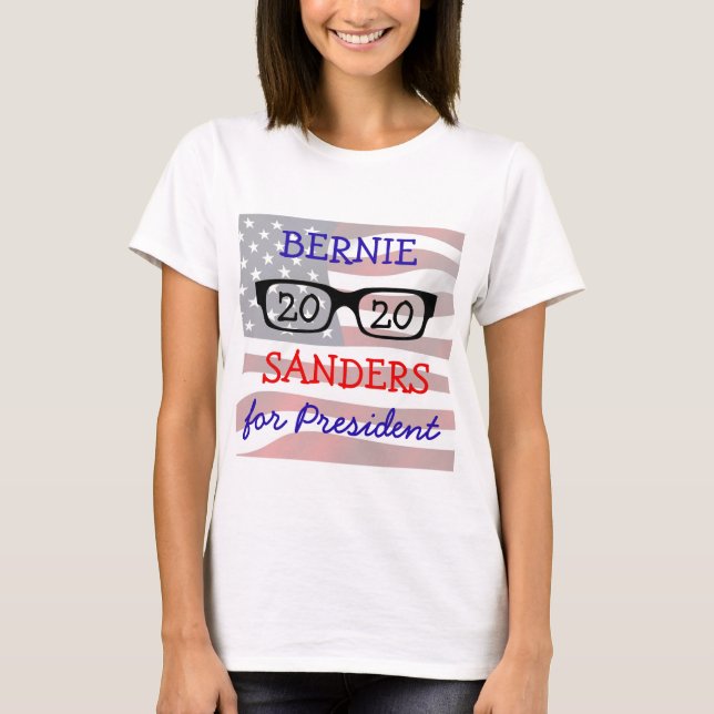 Bernie Sanders für den Präsidenten im Jahr 2020 T-Shirt (Vorderseite)
