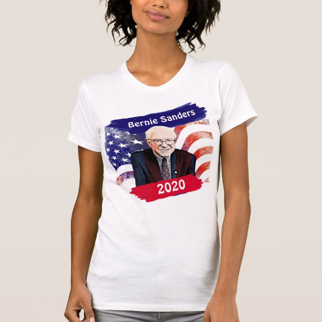 Bernie Sanders für die Präsidentschaftswahl 2020 T-Shirt (Vorderseite)