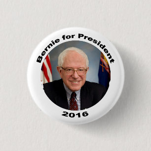 Bernie Sanders für Präsident 2016 Button