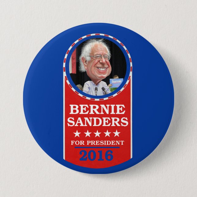 Bernie Sanders für Präsident 2016 Button (Vorderseite)