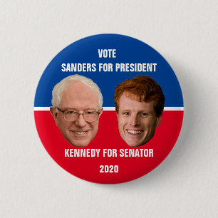 Bernie Sanders für Präsident 2020 Button