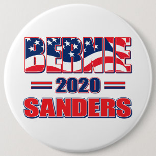 Bernie Sanders für Präsident 2020 Button