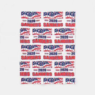 Bernie Sanders für Präsident 2020 Fleecedecke