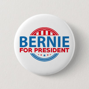 Bernie Sanders für Präsident Button