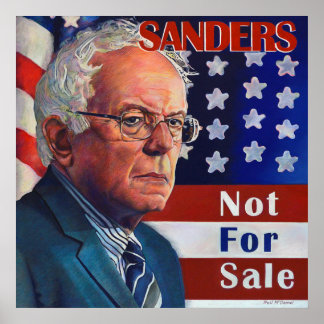 Bernie Sanders für Präsident Poster