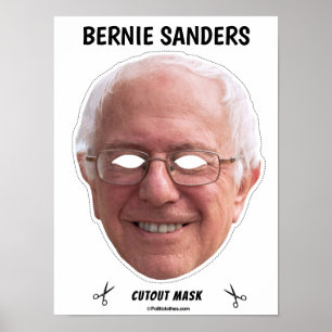 BERNIE SANDERS Halloween Maske Poster