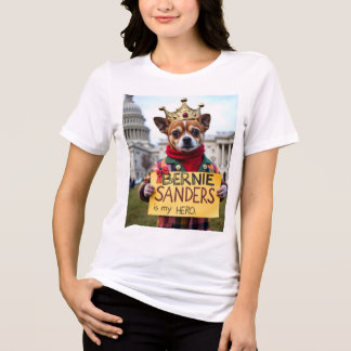 Bernie Sanders ist Mein Held Tri-Blend Shirt