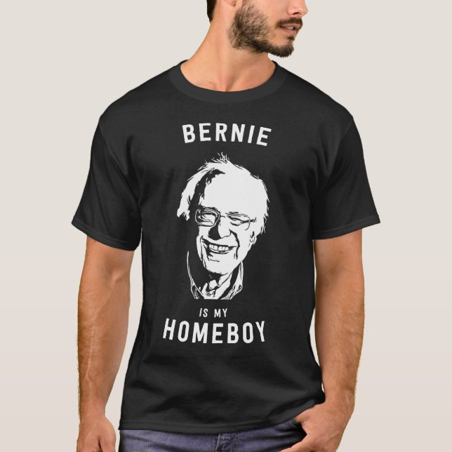 Bernie Sanders ist mein Homeboy T-Shirt (Vorderseite)