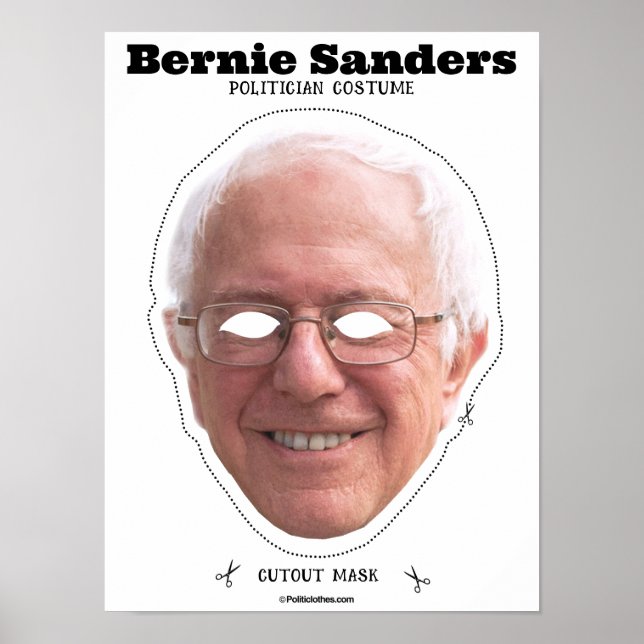 Bernie Sanders Kostume Poster (Vorne)