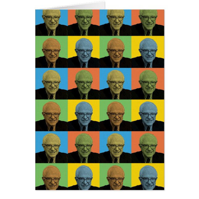 Bernie Sanders Pop-Art (Vorne)