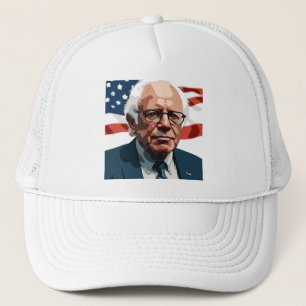 Bernie-Sanders-Porträt Truckerkappe