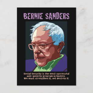 Bernie Sanders Postkarte