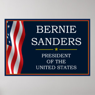 Bernie Sanders Präsident V3 Poster