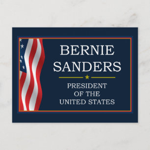Bernie Sanders Präsident V3 Postkarte