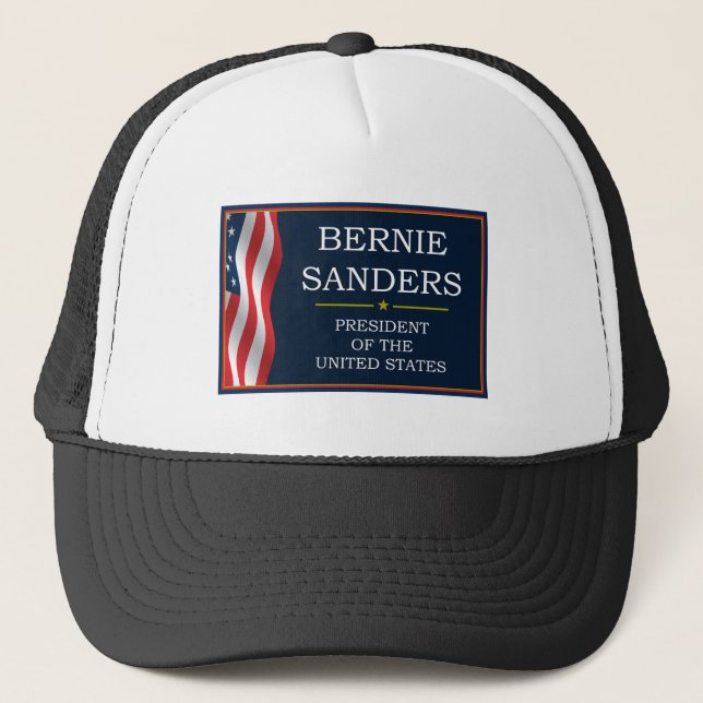 Bernie Sanders Präsident V3 Truckerkappe (Vorderseite)