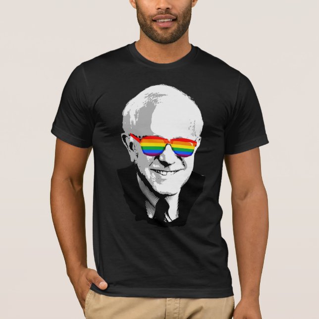 Bernie Sanders Pride T-Shirt (Vorderseite)
