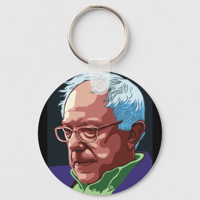 Bernie Sanders Schlüsselanhänger (Vorderseite)