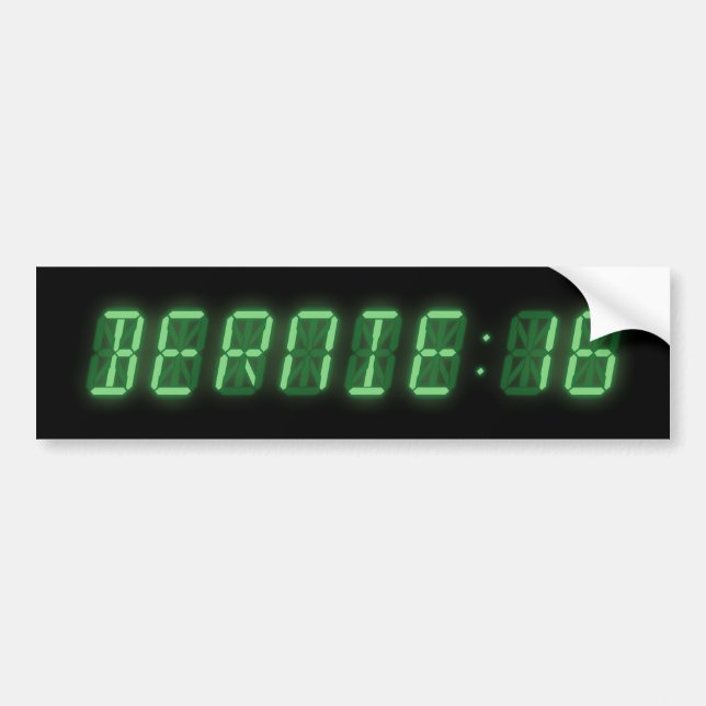 Bernie Sanders Time Autoaufkleber (Vorne)