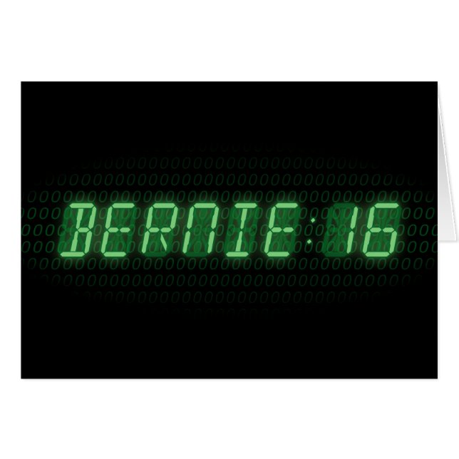 Bernie Sanders Uhr 2016 (Vorderseite (Horizontal))