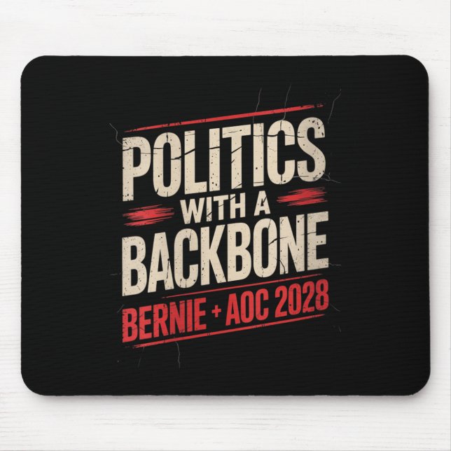 Bernie Sanders und Aoc 2028 für Präsident C Mousepad (Vorne)