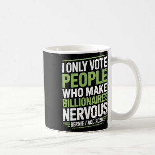 Bernie Sanders und Aoc 2028 für Präsidentschaftska Kaffeetasse